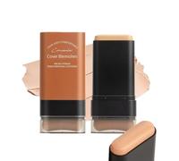 2025 Korean Hydrating Lightweight Foundation Stick With Brush, Korea Flawless Foundation Stick, foundation make-up stick, 6 in 1- Anti-Wrinkle Foudation Stick For Mature Skin (04#)