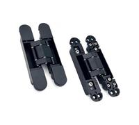 2025 Latest Model 2 Pack Hidden Door Hinges, 6 inch Heavy Duty Concealed Door Hinges, 3 Way