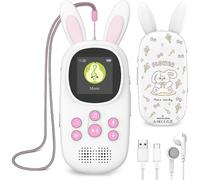 2025 Latest Model 32GB MP3 Music Player for Kids, Cute Bunny Kids Music MP3 Player with Bluetooth, MP3 & MP4 Players with Speaker, MP3 Pla