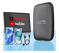 2025 Latest Model 4 in 1 Wireless Carplay & Android Auto Wireless Adapter - 2025 Upgrade Magic CarPlay Ai Box Streaming Video Fits Netfli