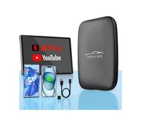 2025 Latest Model 4 in 1 Wireless Carplay & Android Auto Wireless Adapter - 2025 Upgrade Magic CarPlay Ai Box Streaming Video Fits Netfli