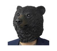 2025 Latest Model Black Bear Mask Wild Animal Latex Full Head Realistic Masks