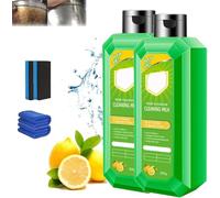 2025 Loción limpiadora concentrada multifuncional, potente limpiador multiusos, limpieza de la casa de leche, agente de limpieza de alto rendimiento para cocina y baño (2)