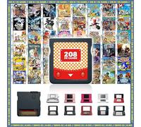 【2025 más reciente】Cartucho de juego súper combinado 208 en 1, compilación de tarjetas de paquete de juego retro con 208 juegos