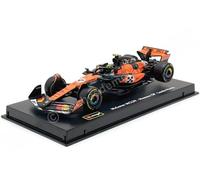 2025 McLaren MCL39 F1 Nº4 Lando Norris Ganador GP Mónaco 1:43 Bburago Signature