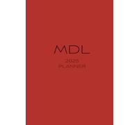 2025 My Disciplined Life Planner - Red