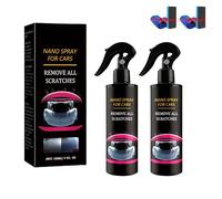 2025 Nano Car Scratch Repair Spray, Fast 3s Repair, Ceramic Nano Coating for Long-Lasting Protection, Easy DIY Polish for Cars, Bikes, Appliances (2PCS)