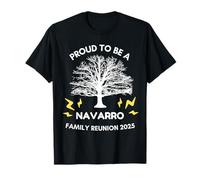 2025 NAVARRO Family Reunion Gathering Árbol genealógico a juego Camiseta