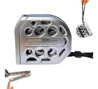 2025 New 16/25ft Stainless Steel Measuring Tape, Anti Rust, Strong Magnetism On The Bottom, Hollow Design, Portable Tapes Measure, Tape Measure Retractable, For Home, Industrial (25ft)