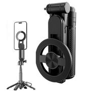 2025 New 4-in-1 Multifunctional Magnetic Selfie Stick, 4-in-1 Multifunctional 360° Rotation Magnetic Selfie Stick, Portable Pocket Mini Camera Tripod, with Remote Control (1-PCS)