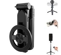 2025 New 4-in-1 Multifunctional Magnetic Selfie Stick, 4-in-1 Multifunctional 360° Rotation Magnetic Selfie Stick, Phone Stand for Video Vlogging and Recording (1 Set)