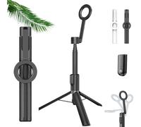 2025 New 4-in-1 Multifunctional Magnetic Selfie Stick, Horizum Magnetic Phone Tripod, Horizum Portable Travel Tripod, with Wireless Remote, 360° Rotation (Black,63'')
