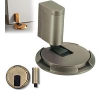 2025 New Adjustable Magnetic Door Stop Wedge, No Drill Punch-Free Silent Windproof Door Holder, Heavy Duty Zinc Alloy, Fits 0.39-0.79in Gaps for Home Office (Green)