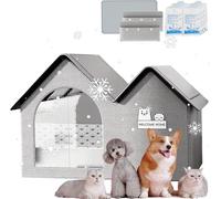 2025 New Air Conditioned Dog House, Air Conditioned Dog House, Pets Cooling House, with Removable Pad & 10 Ice Packs, Easy to Clean & Portable, for Small Medium Large Dogs (Gary,XL)
