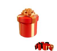 2025 New Annoying Nested Screw Box, Funny Prank Gift Boxes, Reusable Money Puzzle Prank Box for Cash & Surprises for Birthdays, Christmas & Fun Party Game (Red)