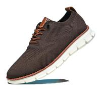 2025 New Breeze Shoes, Wearbreeze Shoes for Men, Lightweight, Breathable & Comfortable Sneakers for Everyday Wear (Coffee_,42)