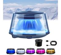 2025 New Cloud Mist Car Diffuser, Premium Scenic Fragrance Cars Freshener, 5 Ambient Light, Adjustable Intensityf, Auto On/Off, Long-Lasting Fragrance (C)