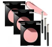 2025 New Concealer Powder, Lightweight Pink Corrector for Office, Moisturizing Waterproof Foundation, Effectively Cover, Light to Medium Skin Tone (3Pcs)