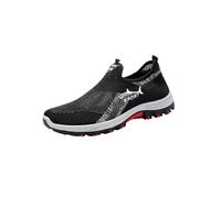 2025 New Cooling Comfort Sneaker for Men, Comfortable Lightweight Breathable Mesh Walking Shoes with Anti Slip Soles (Black,39)