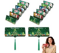 2025 New Creative Christmas Cash Surprise Envelope - DIYChristmas CashGift Envelopes with 10 Slots, Present Birthday Gift Check Holder (#5)