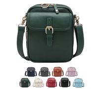 2025 New Crossbody Leather Bag,urvashi Crossbody Leather,upgrade Vintage Anti-theft Handbags and Purses, Cross Body for Women,with Built In Wallet, With 10 Card Slots-E