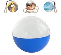 2025 New Crystal Ball Video Player,2.7in 3D Crystal Ball DIY Personalized Display Sphere with Electronic Screen,Video Sphere,180°Visual Effect,5 Color Options,for Holiday Decoration,Birt(Color:Azul)