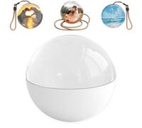 2025 New Crystal Ball Video Player,2.7in 3D Crystal Ball Diy Personalized Display Sphere with Electronic Screen,Video Sphere,180°Visual Effect,5 Color Options,for Holiday Decoration,Birt(Color:blanco)