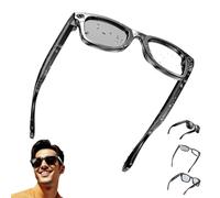 2025 New Cyanvue Ai Smart Glasses, AI Glasses for Men with Camera, 8mp Camera Glass with Music & Call, Clear Sound Via Smart Touch Control, UV Protection, for Men & Women Wear (Color Chang)