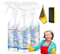 2025 New Defrosting Spray for Fridge Freezer, Fridge Freezer Defrosting Spray, Fridge Freezer De-Icer Spray Defrost Ice Deicer 120ml, Powerful Defrosting Spray for Fridge Freezer (3)