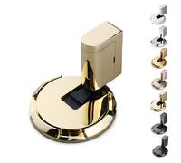 2025 New Door Wedge Stoppe, Pleasant Magnetic Door Stopper Wedge, 2025 Upgrade Doors Stopper, Punch Free Invisible Doors Stoppers, No-Drill Installation, for Office,Bedroom (Gold)