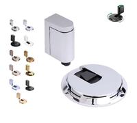 2025 New Door Wedge Stopper, Pleasant Door, Pleasant Magnetic Doors Stopper Wedge, No-Drill Installation, Doors Stoppers Wedge (Bright Silver,3pcs)