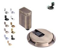 2025 New Door Wedge Stopper, Pleasant Door, Pleasant Magnetic Doors Stopper Wedge, No-Drill Installation, Doors Stoppers Wedge (bronze-colored,1pcs)