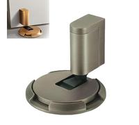 2025 New Door Wedge Stopper, Pleasantk Door Wedge Stopper, No Drill Easy Installation, with Tape & Screws, Adjustable Height, Windproof & Anti-Slam, Zinc Alloy (H)