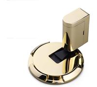2025 New Door Wedge Stopper, Pleasantk Door Wedge Stopper, No-Drill Installation, Silent & Mechanical for Home Office Doors (2pcs,Gold1)