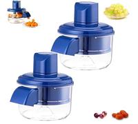 2025 New Electric Grape Peeling Machine, Rechargeable Home Kitchen Aid Peeler, Automatic Small Commercial Smart Fruit Machine for Grapes, Cherry, Small Fruit Tomato, Plum, Loquat, Garlic (2Pcs)