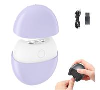 2025 New Electric Nail Clipper, 3-in-1 Automatic Nail Trimmer, with Nails Scraps Storage, USB Rechargeable, Safety Electric Nails File, for Baby,Kids,Adults,Seniors (Purple)