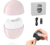 2025 New Electric Nail Clipper, 3-in-1 Automatic Nails Trimmer Toe Clippers with Nails Scraps Storage, Toes with 2 Adjustable Speeds, Electric Toe Nail Cutter for Thick Toenails Seniors (Pink)