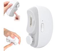 2025 New Electric Nail Clipper, Automatic Nail Punching,Cordless Nail Trimmer,No Noise,One Touch Operation,Portable Nail File for Kids, Seniors and Adults (White)