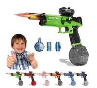2025 New Electric Water Guns with Light Up, Electric Water Guns with Flash, Pistol High Powered IP67 Waterproof, 28-32 FT Range, Swimming Pool Beach Games Outdoor (Green)