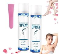 2025 New Hair Removal Spray,Dainty Hair Out,Sensitive Skin Hair Remover Spray Foam for Intima,No Irritation Painless Hair Removal Sprays,Moisturizing HairRemoval Spray,for Men and Women (2)