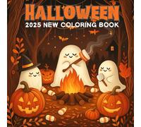 2025 New Halloween Coloring Book: Cute & Simple Coloring Book for Adults and Teens Spooky, Fun, and Relaxing Designs for Stress Relief | Witches, Pumpkins, Haunted Houses, and More