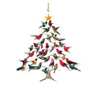 2025 New Hummingbird Christmas Ornament, Hummingbird Christmas Ornament, Winter Stacking Tree Ornamen, for Lover (1 pc)