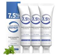 2025 New Hydroxyapatite Toothpaste, Fluoride-Free Toothpaste for Sensitive Teeth, Restorative and Protective Toothpastes, Long Lasting Fresh Breath (3pcs)