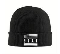 2025 New Hyperpop Brat Hat Autumn Winter Beanie New Charli XCX Album Cap Female Male Acrylic Knitted Hat