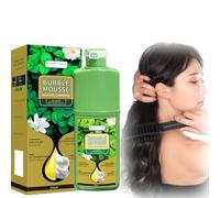 2025 New Long-Lasting Plant-Based Foam Hair Dye, Bubble Hair Dye Shampoo, Natural Bubble Plant Hair Dyes, Pure Plant Extract for Grey Hair Color Bubble Dyes, for Women Men (Chestnut Brown)