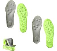 2025 New Massage Insoles, Memory Foam Insoles for Men/Women - Arch Support Shoe Inserts, Acupressure Massage Foot Pain Relief & Fatigue Reduction for Sports/Running (2*Green,39-40)