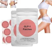 2025 New Parches GLP-1, parche cosmético de ingredientes naturales con glutamina L, berberina, cromo, granada y canela, suave y calmante para mujeres (2)