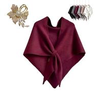 2025 New Pashmina Wraps for Women,Solid Color Wool Blend Shawl,Knitted Shawls and Wraps Cardigan,Soft Comfortable (G)