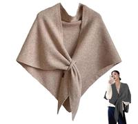 2025 New Pashmina Wraps for Women, Women's Solid Color Shawl, Cardigan Cape Wool, for Woman (Camel)