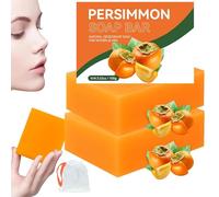 2025 New Persimmon Soap for Body Odor, Body Bar Soap for Old People Smell, Handmade Natural Soaps for Better Skin, Deeply Moisturizing Bath Wash for Women & Men (2)